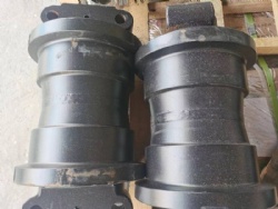 Support rollers for excavator